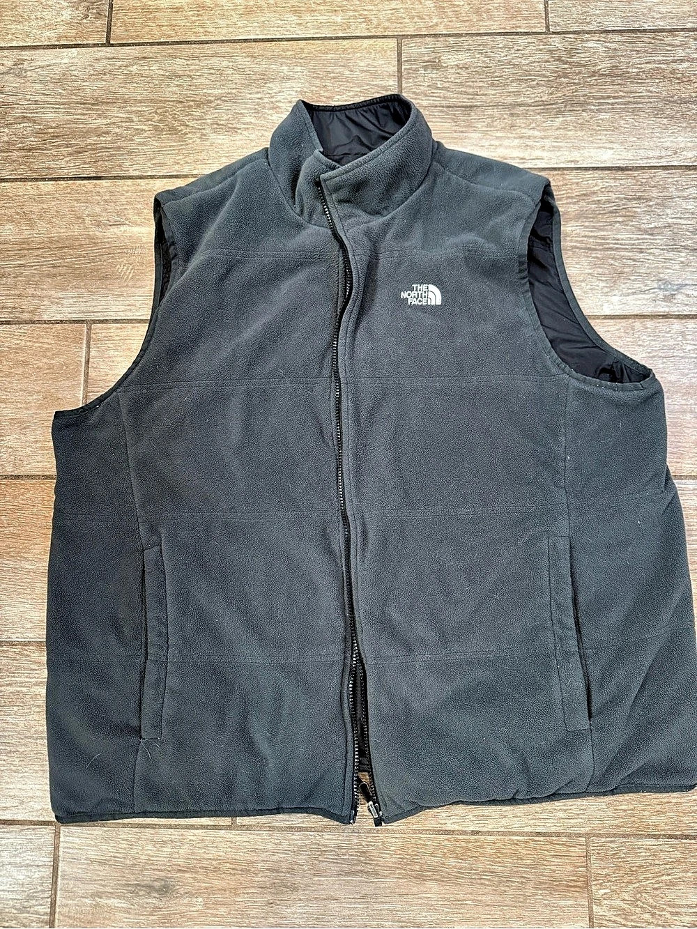 The North Face Men's Fleece-Lined Vest XXL Black Reversible
